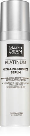 MartiDermPlatinum Neck-Line siero liftante intenso per rassodare il collo e il mento 50 ml