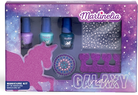MartineliaGalaxy Dreams Manicure Kit set per le unghie per bambini 3+
