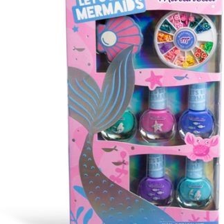 MartineliaLet´s be Mermaid Nails Design Kit set per le unghie per bambini 3+