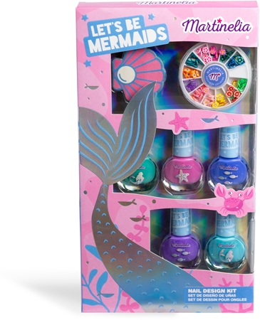 MartineliaLet´s be Mermaid Nails Design Kit set per le unghie per bambini 3+