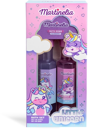 MartineliaLittle Unicorn Bath SET set per bambini 3+