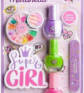 MartineliaSuper Girl Nail Design Kit set per bambini