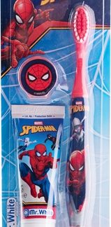 MarvelSpiderman Travel Kit Set per la cura dentale per bambini