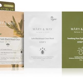 MARY & MAYDaily Safe Black Head Clear Nose Mask cerotto detergente per i pori ostruiti del naso per il trattamento bifasico della pelle2x10 pz