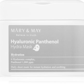MARY & MAYHyaluronic Panthenol Hydra Mask Set di maschere di tessuto per un'idratazione intensa della pelle30 pz