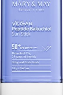 MARY & MAYPeptide Bakuchiol Sun Stick crema abbronzante in stick effetto antirugheSPF 50+ 18 g