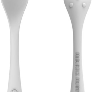Matchstick MonkeyFeeding Spoons cucchiaino per bambini Cool Grey 2 pz