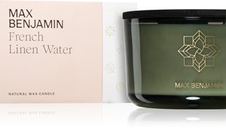 MAX BenjaminFrench Linen Water candela profumata 560 g