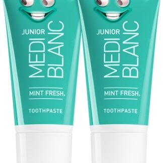 MEDIBLANCJUNIOR Mint fresh dentifricio per bambini 2x50 ml