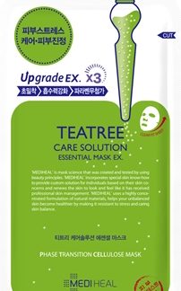 MEDIHEALEssential Mask Teatree maschera lenitiva in tessuto per pelli grasse e problematiche24 ml