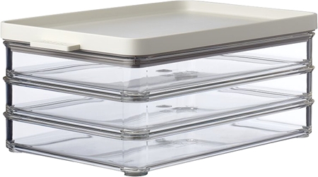 MepalOmnia contenitore per alimenti da conservare in frigorifero colore Nordic White 1 pz