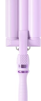 MermadeCutie Waver 22 mm piastra triferro per capelli Lilac 1 pz