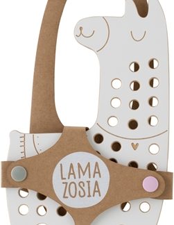 MilinBig Wooden Lacing Toy Lama Lily attività giocattolo 20,5 cm x 13 cm x 0,7 cm 1 pz