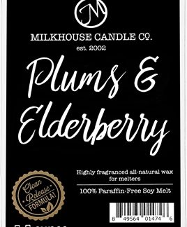 Milkhouse Candle Co.Creamery Plums & Elderberry cera per lampada aromatica 155 g