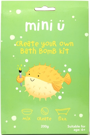 Mini-UCreate Your Own Bath Bomb Kit set per creare bombe frizzanti per il bagno 200 g