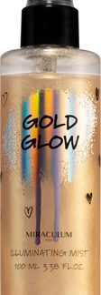 MiraculumGirls Collection Gold Glow spray illuminante per viso e corpo con glitter 100 ml
