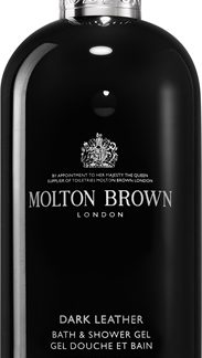 Molton BrownDark Leather Bath & Shower Gel gel doccia e bagno rilassante 300 ml