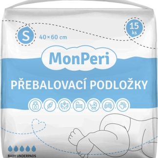 MonPeriBaby Underpads Size S teli monouso per il cambio del pannolino 40x60 cm 15 pz