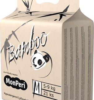 MonPeriBamboo Size M pannolini ECO usa e getta 5-9 kg 21 pz
