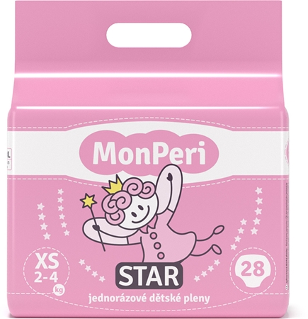 MonPeriStar Size XS pannolino monouso 2-4 kg 28 pz