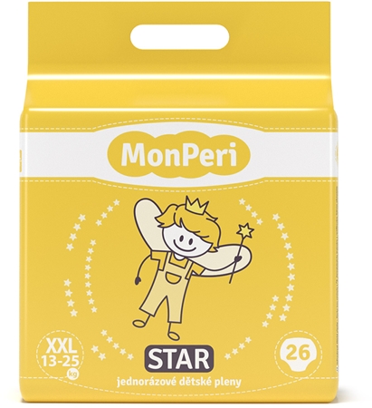 MonPeriStar Star XXL pannolino monouso 13-25 kg 26 pz