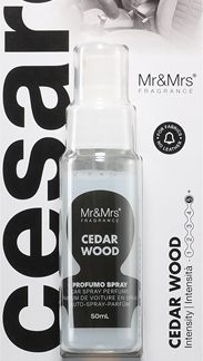 Mr & Mrs FragranceCesare Cedar Wood deodorante per automobili 50 ml