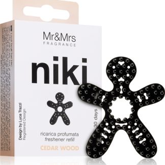Mr & Mrs FragranceNiki Cedar Wood deodorante per auto ricarica 1 pz
