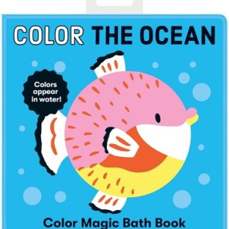 MudpuppyColor Magic Bath Book Color The Ocean libro acquatico 0+ y 1 pz
