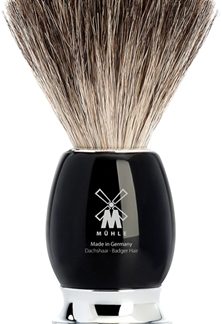 MühleVIVO Black Pure Badger pennello da barba in pelo di tasso 1 pz