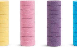 MunchkinColor Buddies compresse frizzanti colorate da bagno 24 m+ 40 pz