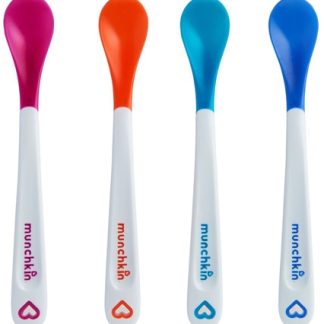 MunchkinWhite Hot cucchiaino con sensore termico 4 m+ 4 pz