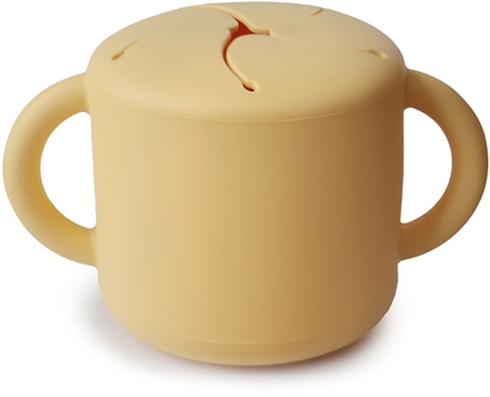 MushieBaby Snack Cup tazza per la merenda Daffodil 1 pz