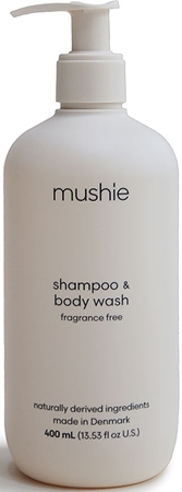 MushieOrganic Baby gel doccia e shampoo 2 in 1 per bambini 400 ml