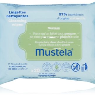 MustelaBébé Cleansing Wipes salviette detergenti umidificate per bambini 20 pz