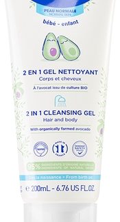 MustelaBébé gel detergente per corpo e capelli per bambini 200 ml