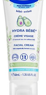 MustelaBébé Hydra Bébé crema idratante viso per neonati 40 ml