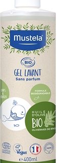 MustelaBIO gel detergente per corpo e capelli per neonati 400 ml