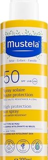 MustelaFamily High Protection Sun Spray latte abbronzante protettivo in spray SPF 50+ 200 ml