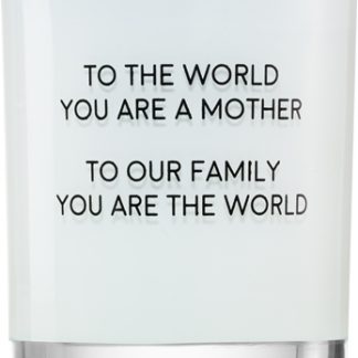 My FlameFresh Cotton You Are The World candela profumata 8x9 cm