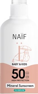 NaifBaby & Kids Mineral Sunscreen SPF 50 0 % Perfume spray solare protettivo 100 ml