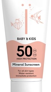 NaifBaby & Kids Mineral Sunscreen SPF 50 crema protettiva abbronzante per bebè e bambiniSPF 50 175 ml
