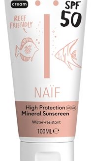 NaifBaby & Kids Sun Cream SPF 50 crema protettiva abbronzante per bebè e bambini SPF 50 100 ml