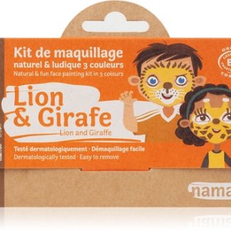 NamakiColor Face Painting Kit Lion & Giraffe set per bambini 1 pz
