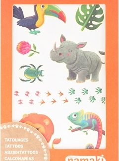 NamakiTattoos tatuaggio per il corpo Wildlife 1 pz
