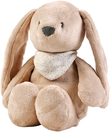NATTOUSleepy Bunny Beige doudou per la nanna con sensore del pianto 0 m+ 1 pz