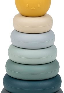 NATTOUStacking Tower torre a blocchi Green 6 m+ 6 pz