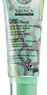 Natura SibericaPolar White Birch maschera lenitiva e rigenerante per pelli grasse e problematiche100 ml