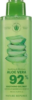 NATURE REPUBLICSoothing & Moisture Aloe Vera 92% Soothing Gel Mist spray rinfrescante con effetto lenitivo 155 ml