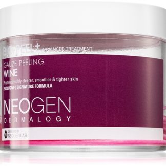 Neogen DermalogyBio-Peel+ Gauze Peeling Wine dischetti esfolianti viso per lisciare la pelle e ridurre i pori30 pz