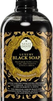 Nesti DanteLuxury Black sapone liquido con dosatore 500 ml